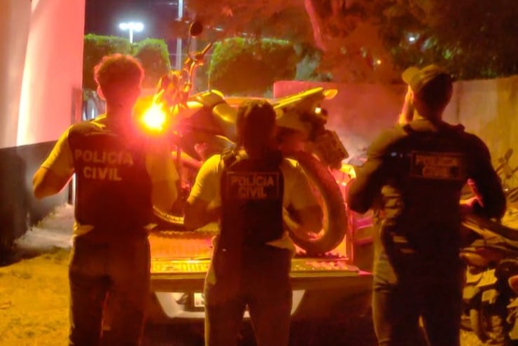 RESPOSTA RÁPIDA: POLÍCIA CIVIL RECUPERA MOTOCICLETA FURTADA EM SERINGUEIRAS