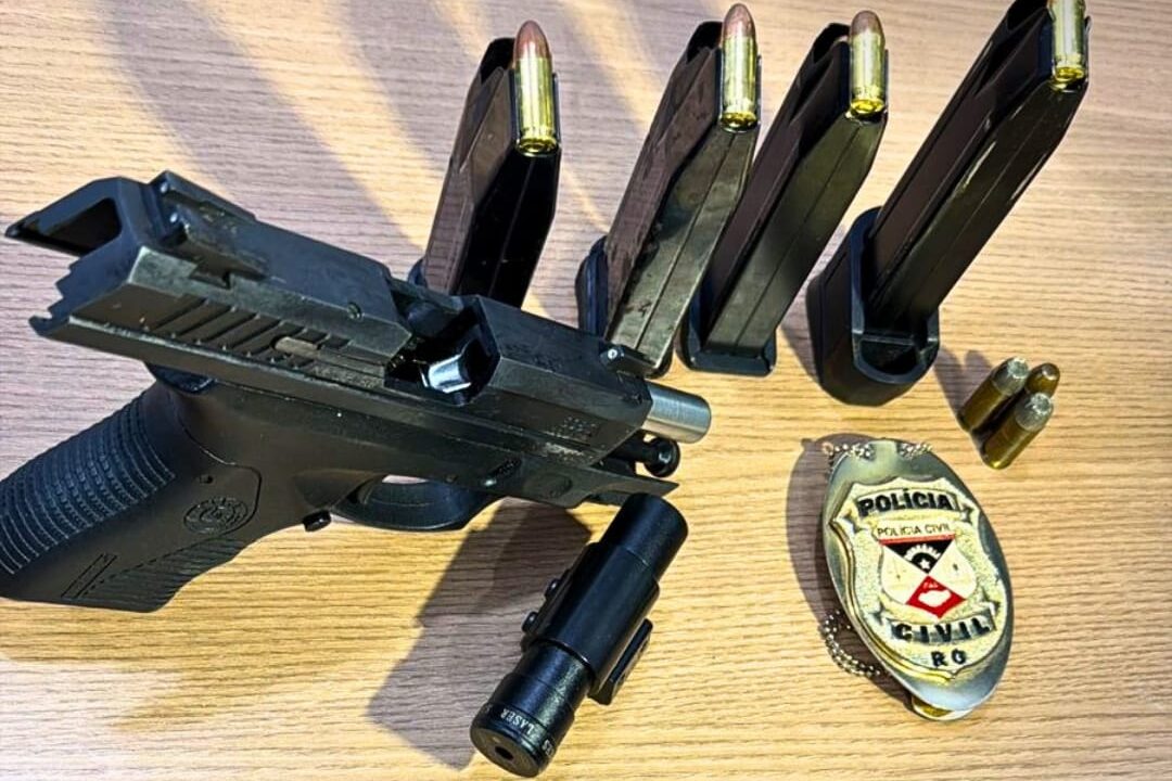 POLÍCIA CIVIL CUMPRE MANDADO E APREENDE ARMA DE FOGO EM PORTO VELHO