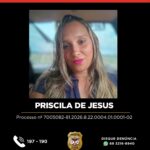 PROCURADA: PRISCILA DE JESUS